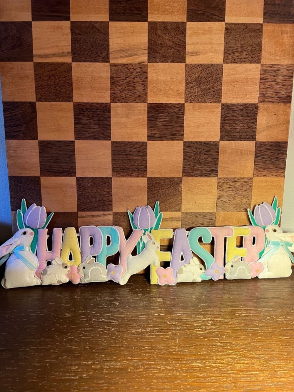 Pastel Happy Easter Wall Hanging A1268